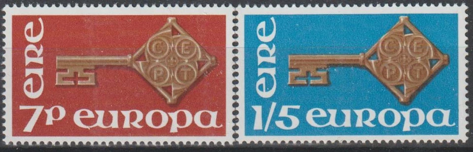 Ирландия - 1968 MNH Европа марка 242-3 c.v. $ 3,30 - Изображение 1 из 1