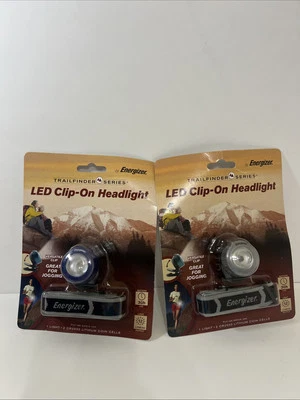 Energizer Trailfinder LED Clip On Headlight For Jogging , Versatile Lot Of 2 NEW - Image 1 of 4