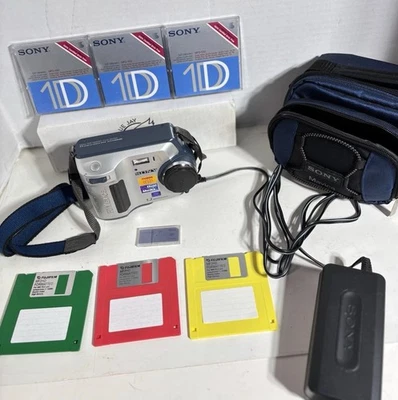 Sony Mavica MVC-FD100 Digital Camera Battery Memory Stick Floppy’s Case WORKING - Image 1 of 4