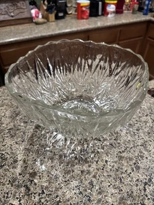 Punzón cuadrado vintage Williamsport pulido cristal precortado Hazel Atlas - Imagen 1 de 4