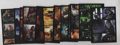 COMIC STRIPS STAR WARS ROGUE ONE 2016 TOPPS COMPLETE INSERT SET 12 CARD LOT - Image 1 of 2