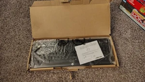 HP KG-1061 BLACK WIRELESS DESKTOP KEYBOARD  - Picture 1 of 2