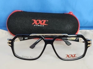 New Men's XXL Eyeglass Frame Warrior Onyx Plastic 60-14-155 - Picture 1 of 17