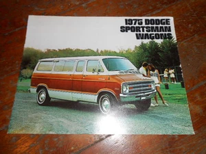 NOS Dealer Brochure 1975 Dodge Sportsman Vans B100 B200 B300 Vanning 1970S - Picture 1 of 4