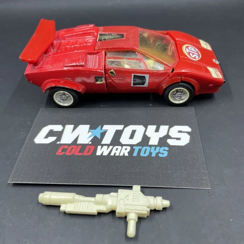 1984 Transformers Sideswipe G1 Lamborghini Countach Red Autobot Cover