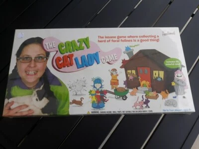 The Crazy Cat Lady Board GAME 2008 Fun Or Gag Gift Gamenight Pets Cat NIB Sealed - Image 1 of 4