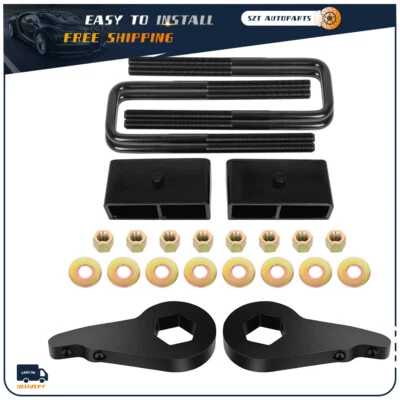 Kit de elevación niveladora delantera y trasera de 1-3" para Chevrolet GMC K1500 1988-1999 4x4 Foto 1 de 4