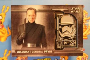 STAR WARS THE RISE OF SKYWALKER COMMEMORATIVE MEDALLION CARD MC-SP GENERAL PRYDE - Picture 1 of 2
