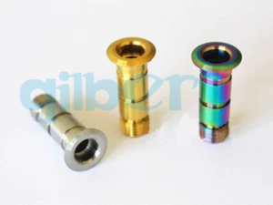 M10x1.0mm 33mm Ti/Golden/Rainbow GR5 Titanium Bolt For Bicycle Rear Derailleur - Picture 1 of 7