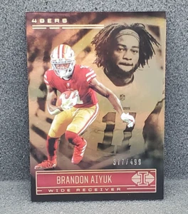 2021 Panini Illusions Trophy Collection Bronze Brandon Aiyuk /499 #19 - Picture 1 of 2