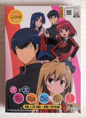 Toradora! TV+ OVA + Special Complete Anime DVD (English Dubbed) FREE SHIPPING - Image 1 of 4