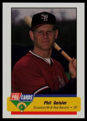 1994 Fleer ProCards Phil Geisler Scranton/Wilkes-Barre Red Barons - Image 1 of 2