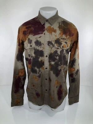 PRPS PRODUCTS - Camisa M Mancha Pintura Abstracta Para Hombre Foto 1 de 4