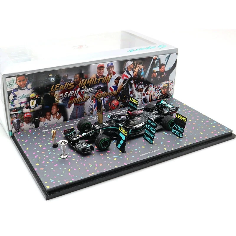 Spark 1:43 Mercedes F1 W11 Turkish GP 2020 Champion W/ Lewis Hamilton Figure - Bild 1 von 2