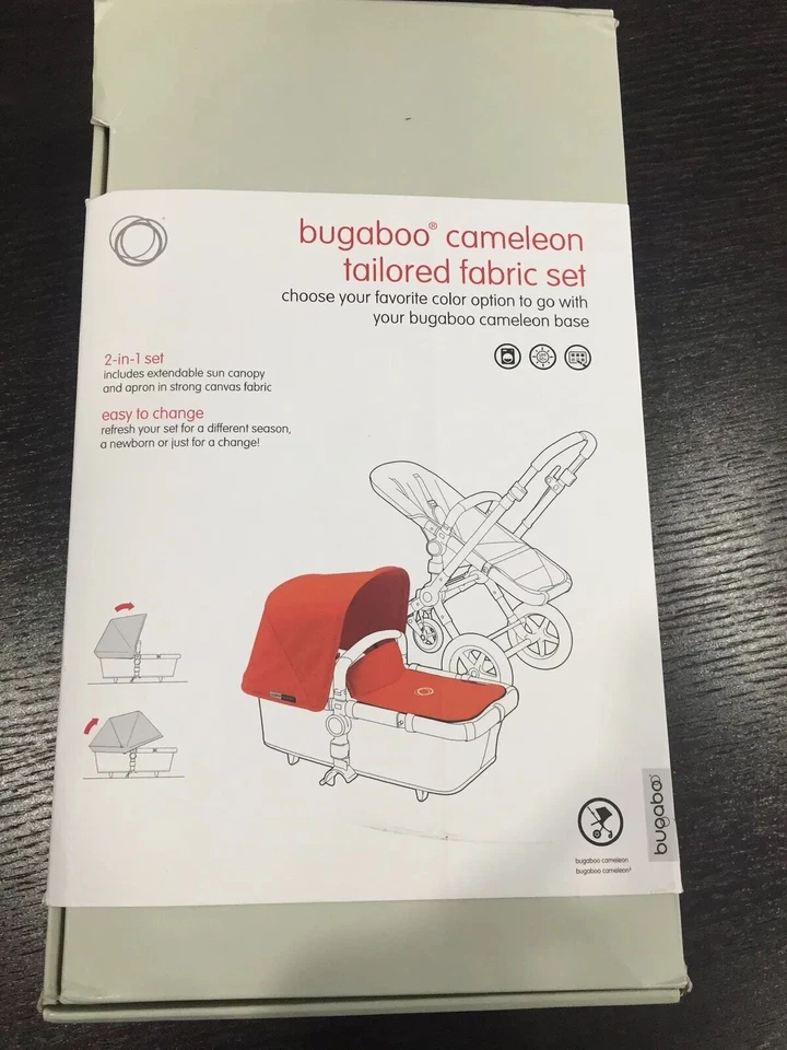 Bugaboo Cameon C3 Fabric Taylor set Tangerine Color  2013 Model EUC - Image 1 of 4