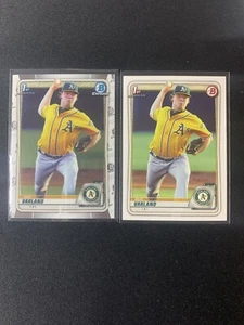 2020 bowman gus varland Lot (2) 1st Bp-38 Bcp-38 - Picture 1 of 2
