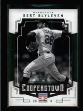 BERT BLYLEVEN 2015 PANINI COOPERSTOWN #7 GREEN PARALLEL #03/10 AY2948