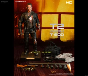 Enterbay Terminator 2 Judgment Day T-800 1/4 Battle Damage Ver Figure In Stock - Picture 1 of 13