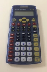 Texas Instruments TI-15 Scientific Calculator Preowned - Picture 1 of 3
