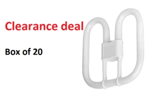 CHEAPEST 16watt 2D GR10q 4pin 10,000 Hours Energy Saving Light 3500k box of 20 - Picture 1 of 3