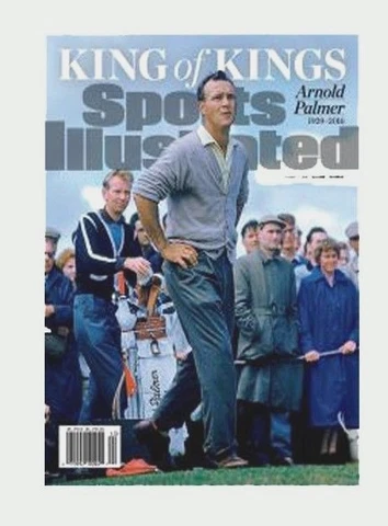 Sports Illustrated Cover - Arnold Palmer - Oct 3,16 Matted Off White- The King Cover