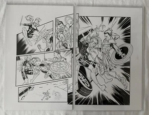 RARE!! ORIGINAL PUBLISHED MISS MEOW #7 COMIC ART (MERC 2022) - Picture 1 of 3