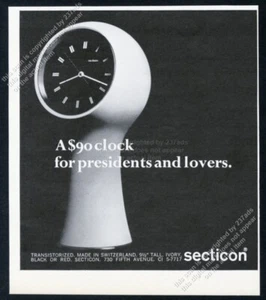 Reloj Secticon 1966 foto anuncio impreso vintage - Imagen 1 de 7