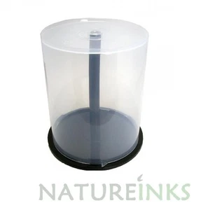 1 x 100 Speicherkapazität CD DVD Leer Spindelwanne Kuchenbox Kunststoffhülle Cakebox - Bild 1 von 3
