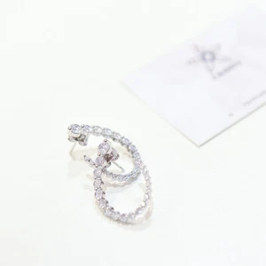 Dangling Cubic Fashion Drop Studs Stud Earings Made in Korea - Picture 1 of 14