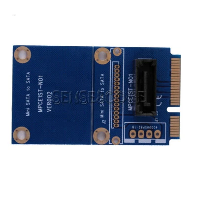 mSATA Mini PCI-e SATA SSD Slot To 7 Pin SATA HDD Adapter Convert Card - Bild 1 von 4