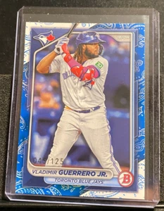 Vladimir Guerrero Jr. 2024 Bowman Blue Pattern #45/125 - Blue Jays - Picture 1 of 2