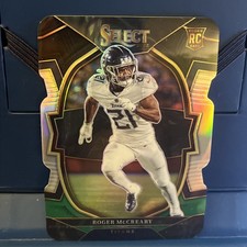 2022 Panini Select Roger McCreary RC Concourse Black Green Prizm Die Cut #40