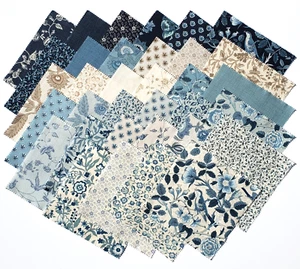 SACRE BLEU Charm Pack from MODA - (42) 5" fabric squares - #13970PP - Picture 1 of 3