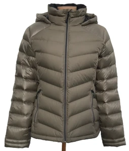 Womens SPYDER 700-Fill Down BROWN Jacket with Hood $299, Size: XL - Picture 1 of 5
