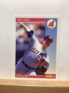 Score 1992 Baseball Card: Eric King, Cleveland Indians - Card #144 - Picture 1 of 2