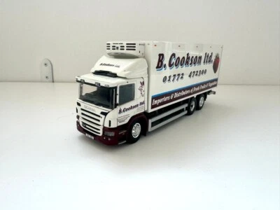 Tekno truck models, Scania P Dagcabine Reefer Rigid Truck , COOKSON B. - Image 1 of 4