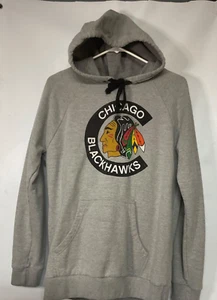 Vintage Men’s XL CHICAGO BLACKHAWKS gray HOODIE Hockey - Picture 1 of 6