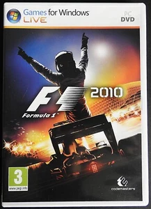 F1 2010 Fórmula Uno 2010 Codemasters PC DVD CON MANUAL 2010 CLASIFICACIÓN PEGI 3 - Imagen 1 de 3