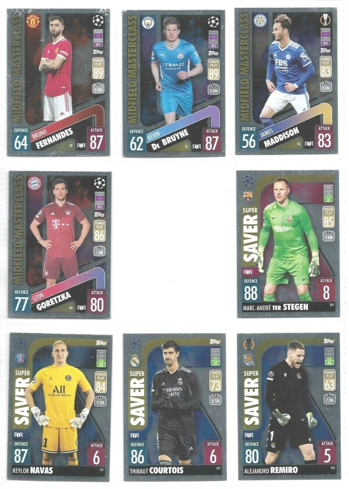 Thibaut Courtois Real Madrid 2021-22 Match Attax UEFA CL EL Super Saver #227 - Image 1 of 1