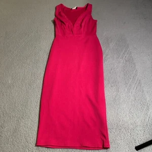 Beware! Sleeveless Maxi Dress Red Women's Size Small Womens Style# D10382 Date - Picture 1 of 4
