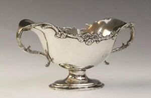 Antique Edwardian Silver Sugar Bowl by Josiah Williams & Co London 1902 Rare Old