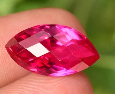 Natürlich Rot Pink Rubellit Turmalin 12.40 Karat Zertifiziert Makellos Lose - Bild 1 von 4