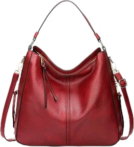 Hobo Bag Borsa Da Donna in Vera Pelle Borsa a Tracolla Casual Borsa a Tracolla M - Foto 1 di 12