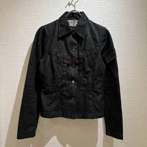 Chaqueta de mezclilla negra Gucci By Tom Ford AW1999 para mujer talla M - Imagen 1 de 16