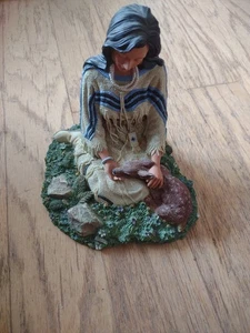 Colección de esculturas Princesas de las Llanuras Hamilton, 1994 flor silvestre 2067 - Imagen 1 de 6