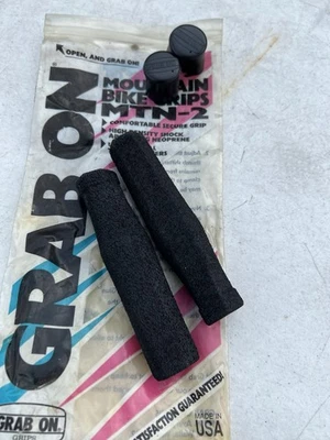 Empuñaduras MTN-2 Mountain ATB MTB de colección NOS hechas en EE. UU. negras Foto 1 de 4