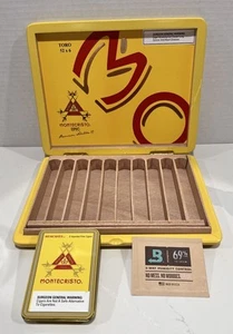 Montecristo "Epic" ‘07 Empty Cigar Box, No Cigars. Glossy . 52 X 6 With Sm Tin - Picture 1 of 15