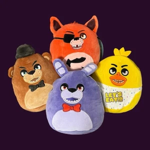 Set 4 peluche FNAF Squishmallows 8" - Freddy Foxy Bonnie Chica - Jazwares nuovi con etichette🔥 - Foto 1 di 15