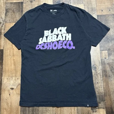 Black Sabbath x DC Shoes T-Shirt Men’s Medium Grunge Skater Ozzy Black - Image 1 of 4
