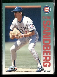 1992 Fleer #389 Ryne Sandberg Chicago Cubs - Imagen 1 de 2